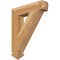 Ekena Millwork Traditional Arts & Crafts Rough Sawn Bracket, Western Red Cedar, 4"W x 20"D x 24"H BKT04X20X24TRA03RWR - alternate 1